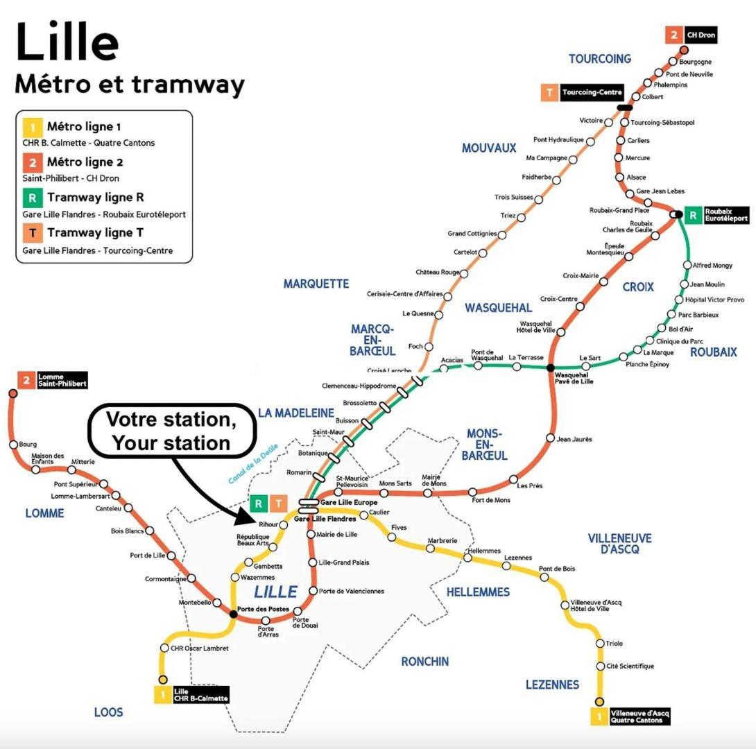 Appartement Centre - 1br In The Heart Of Lille!